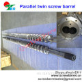 Gemelo paralelo bimetálicas tornillo barril de extrusión